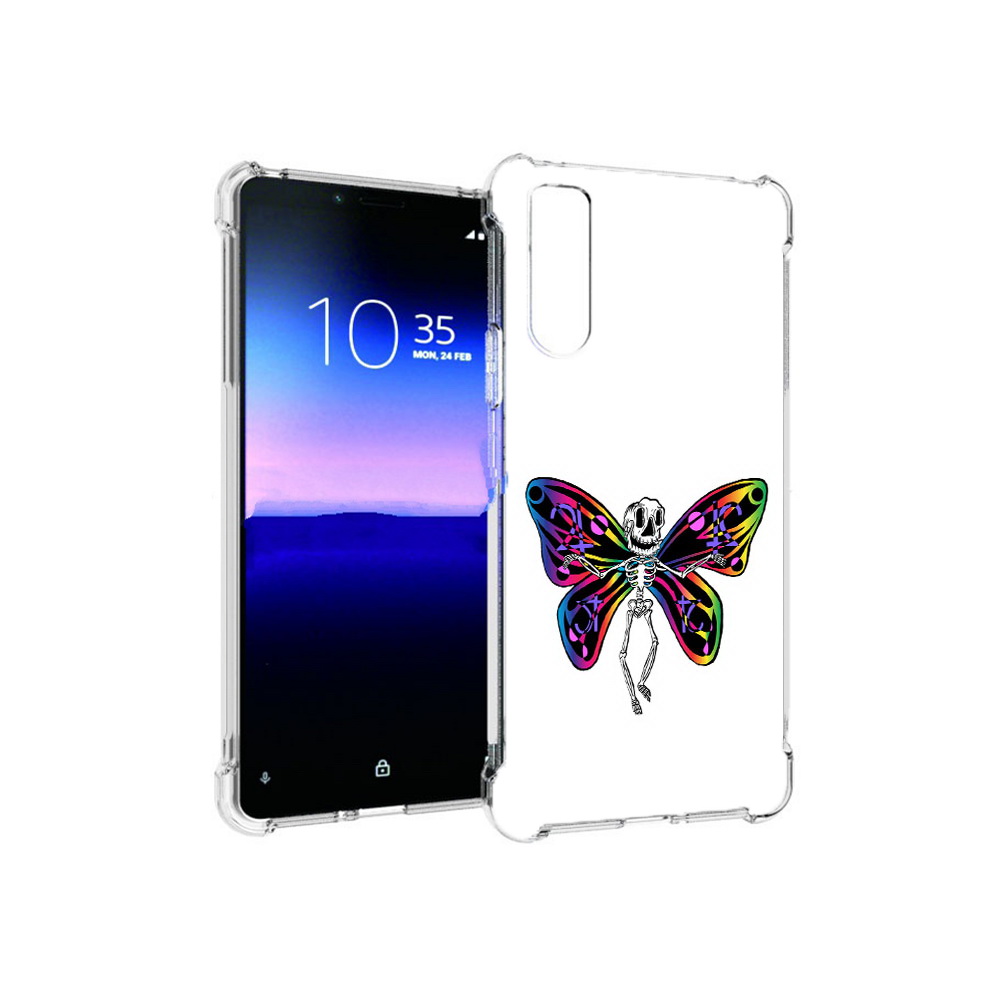 

Чехол MyPads Tocco для Sony Xperia 10 II эффект бабочки (PT158941.227.701), Прозрачный, Tocco