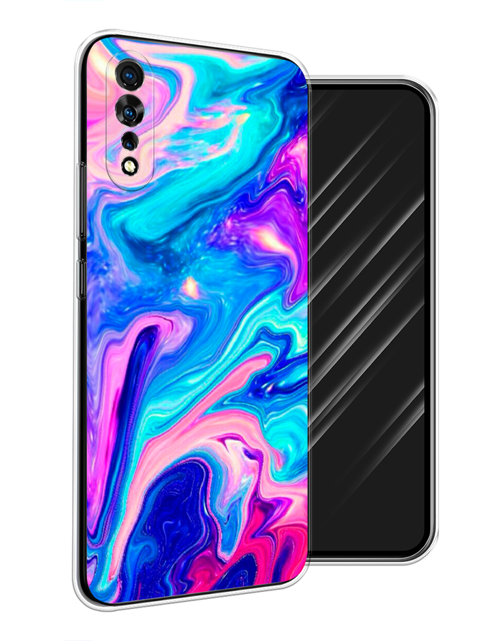 

Чехол Awog на Vivo iQOO Neo/V17 Neo "Потеки краски", Разноцветный, 261250-10