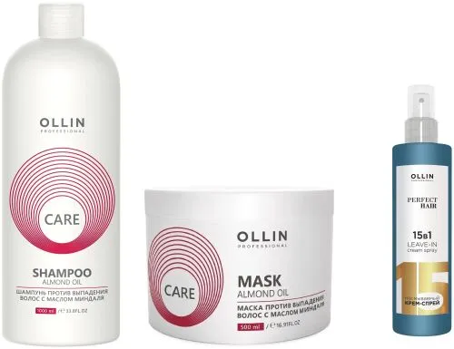 

Набор Ollin Professional perfect hair 15 в 1 шампунь 250 мл и маска 200 мл от выпадения