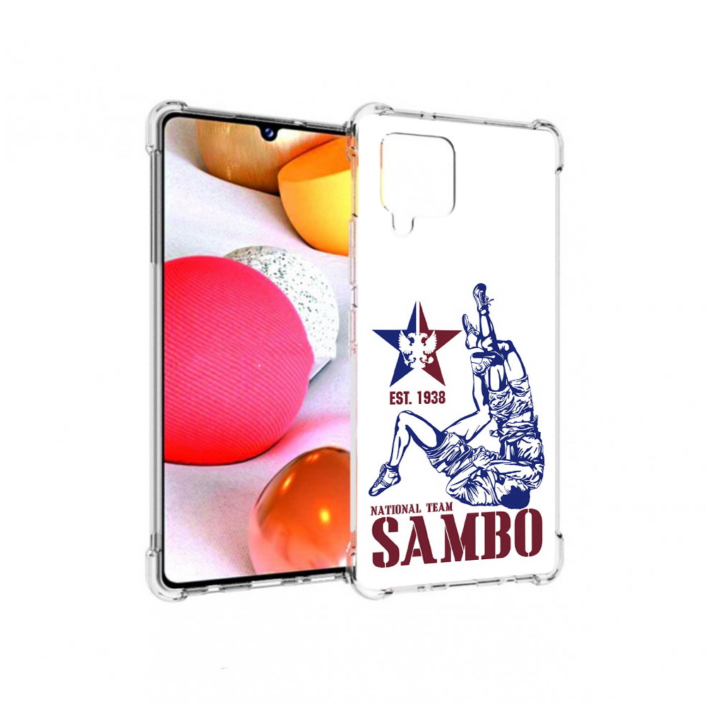

Чехол MyPads Tocco для Samsung Galaxy A42 единоборства самбо (PT226910.539.344), Прозрачный, Tocco