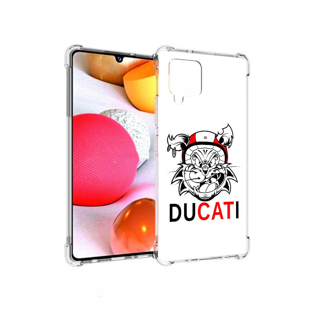 

Чехол MyPads Tocco для Samsung Galaxy A42 дукати (PT226910.539.339), Прозрачный, Tocco
