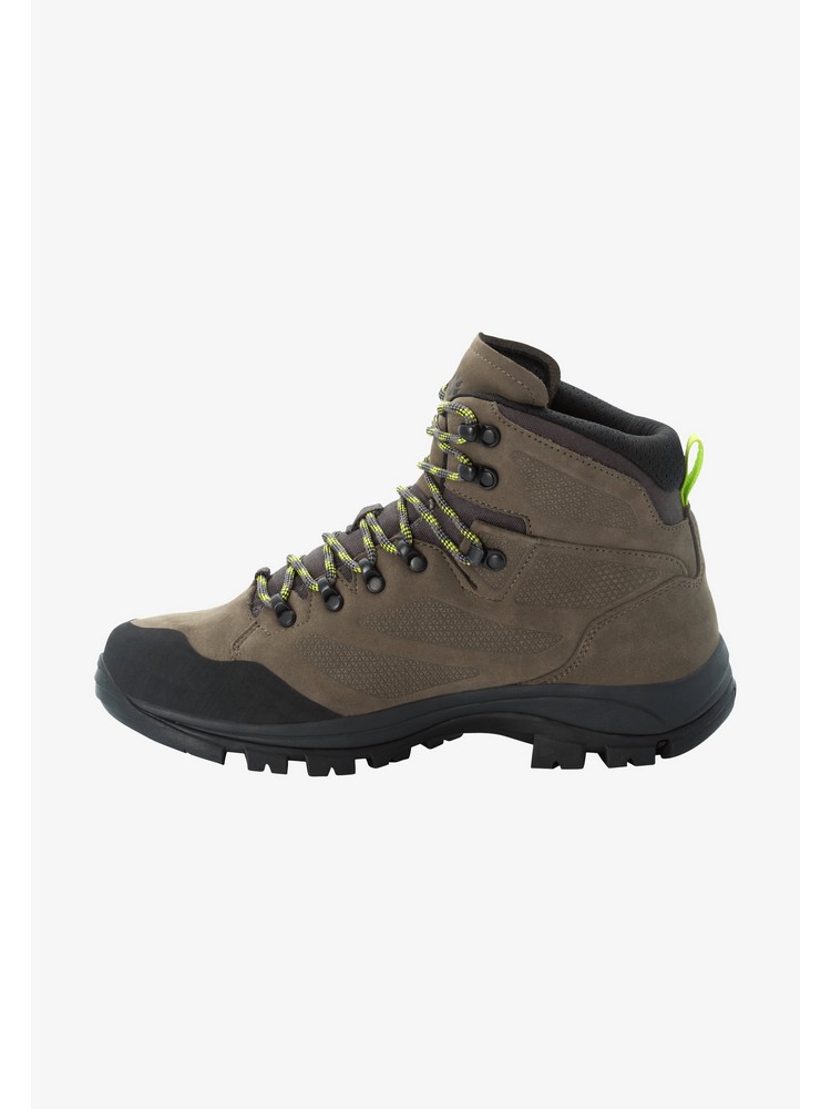 

Ботинки мужские Jack Wolfskin JA442A04L коричневые 48 EU, Коричневый, JA442A04L