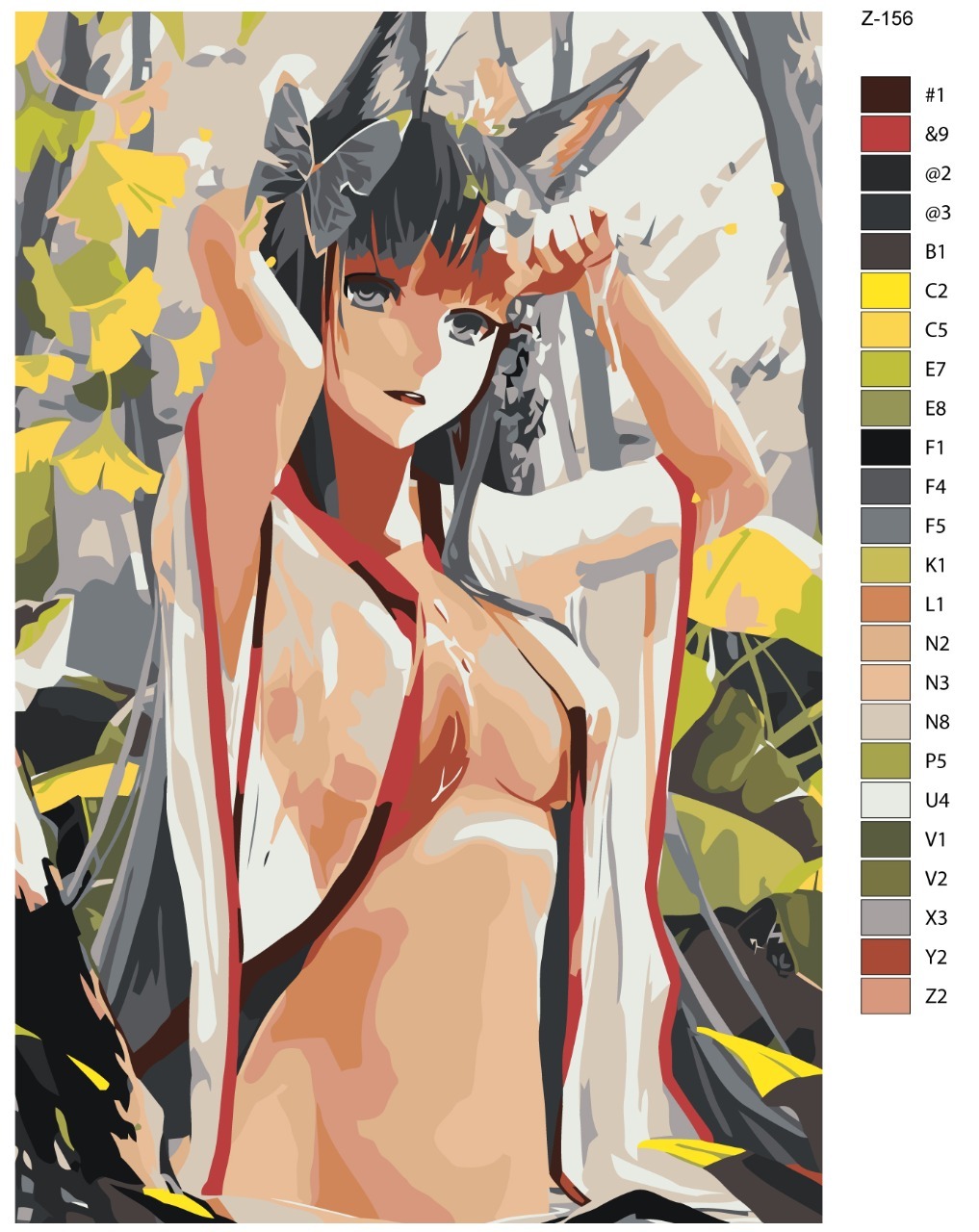 

Картина по номерам BRUSHES-PAINTS Z156, Нимфа