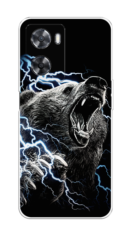 

Чехол на Oppo A57 4G/A77 4G/A77s 4G/A57s "Гроза и медведь", Черный;серый;серебристый, 2511950-1