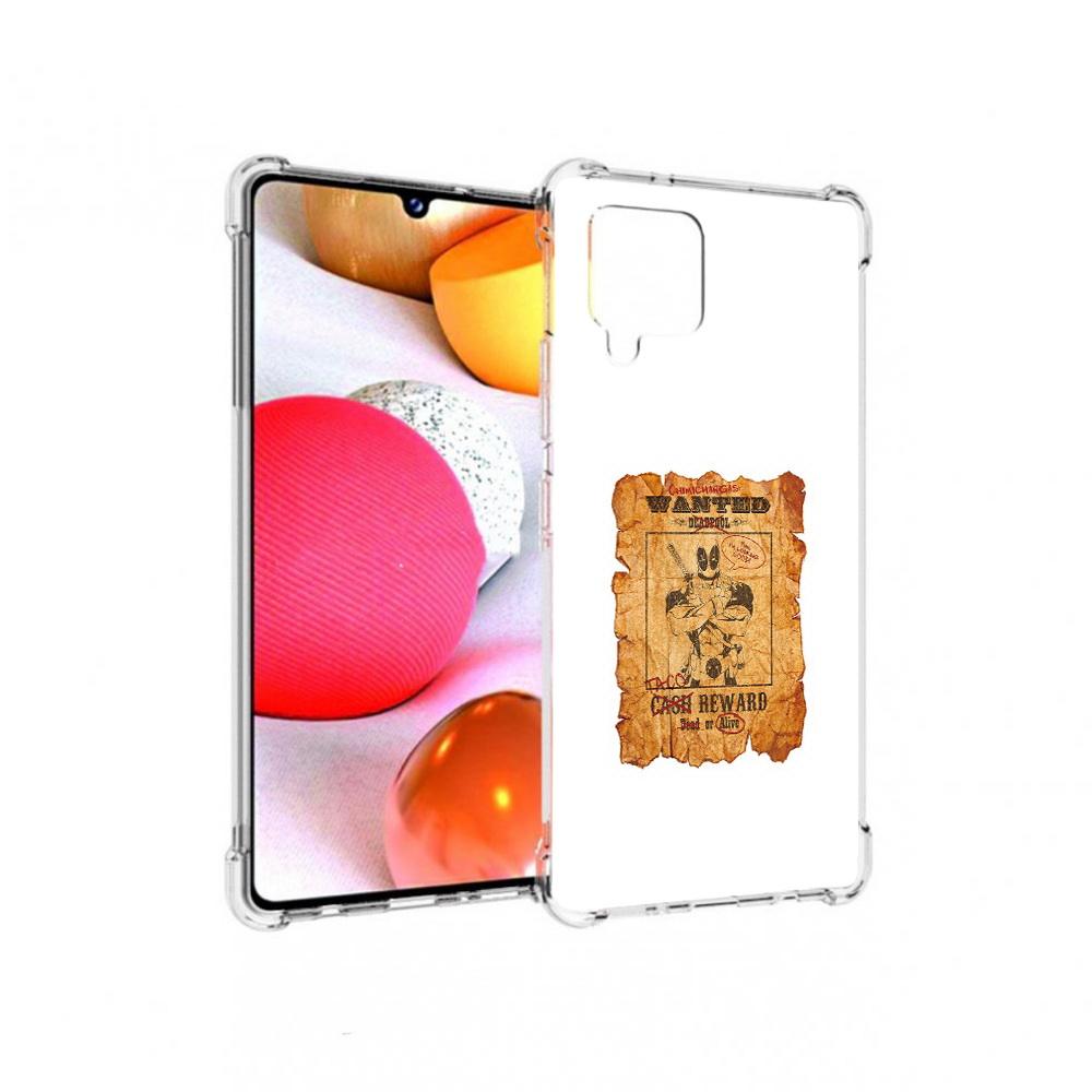 

Чехол MyPads Tocco для Samsung Galaxy A42 дедпул (PT226910.539.317), Прозрачный, Tocco