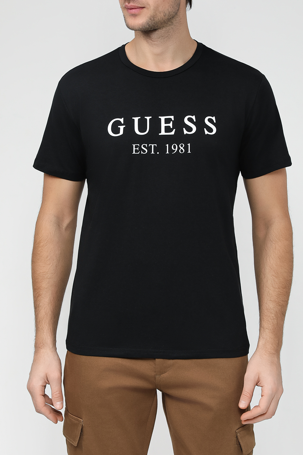 

Футболка мужская Guess U4RI22 K6YW0 черная M, Черный, U4RI22 K6YW0
