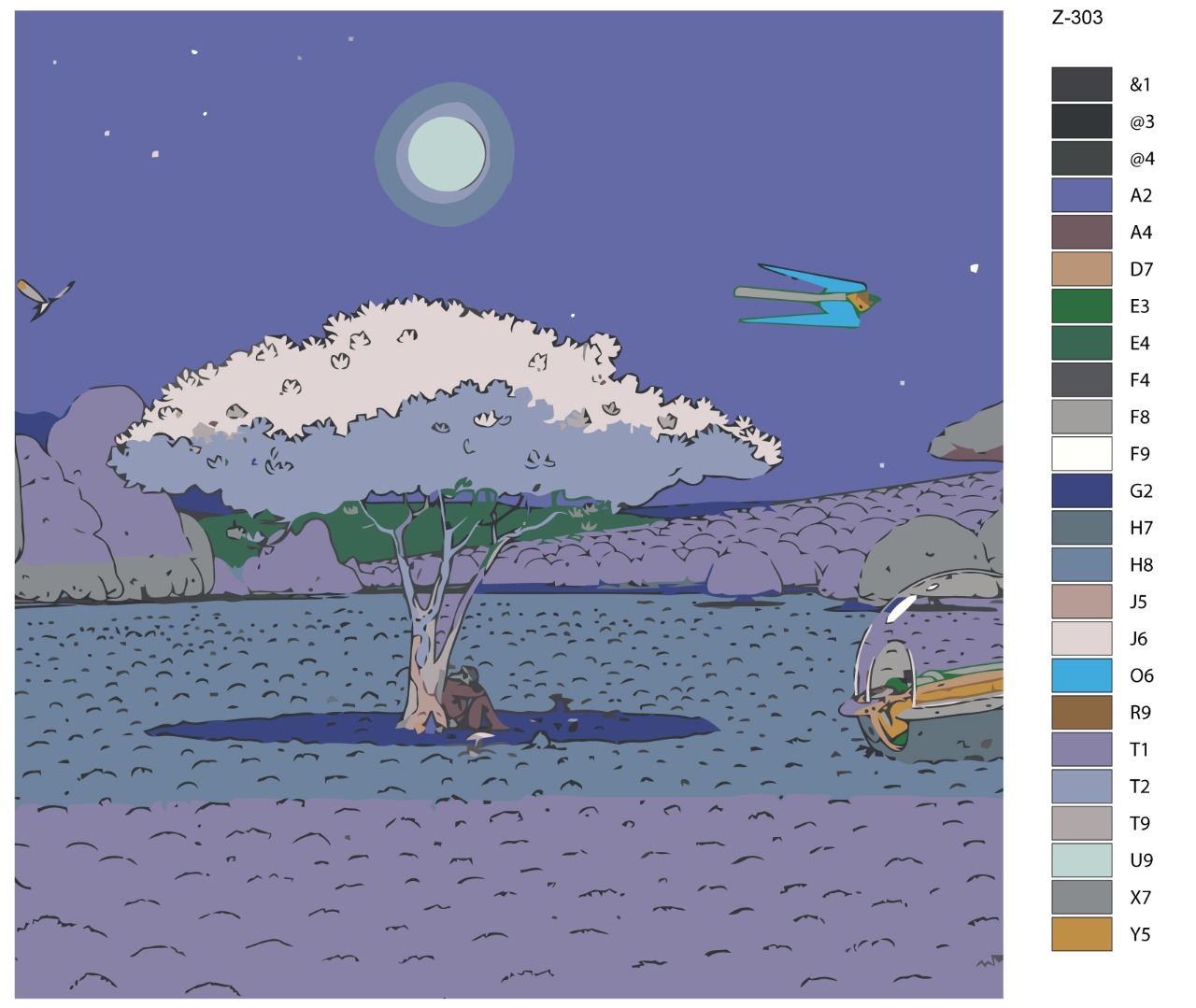 

Картина по номерам BRUSHES-PAINTS Z303, Жан Жиро Мёбиус