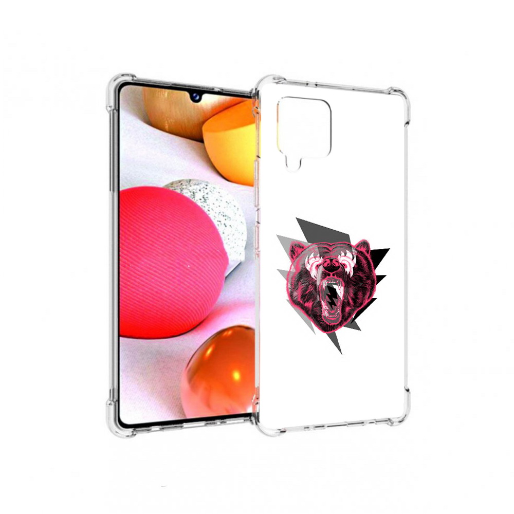 

Чехол MyPads Tocco для Samsung Galaxy A42 грозовой медведь (PT226910.539.301), Прозрачный, Tocco