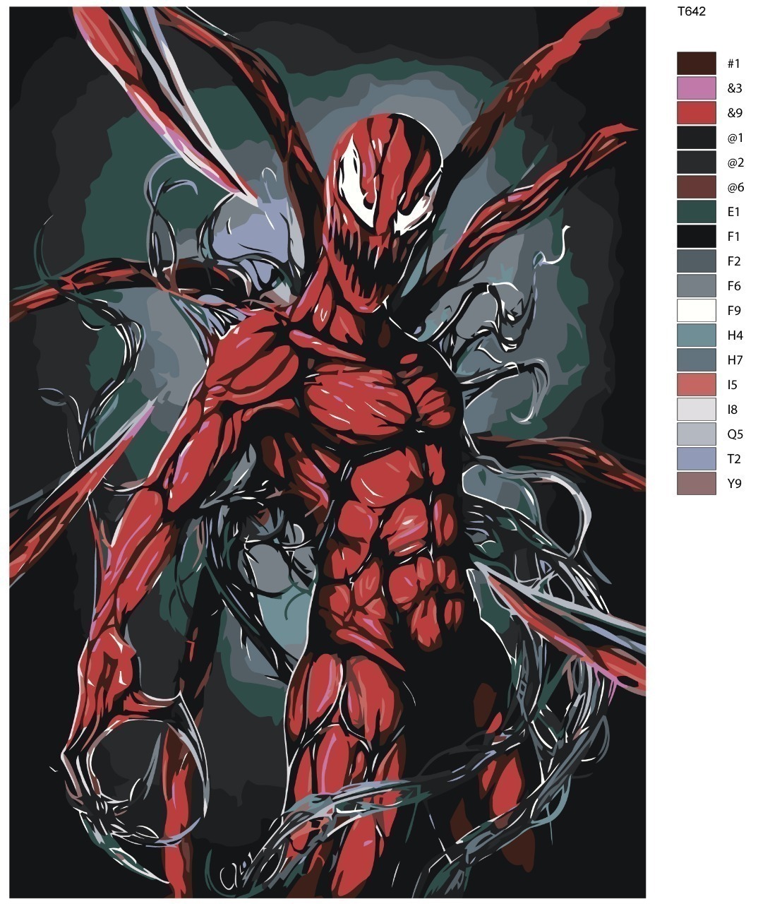 

Картина по номерам BRUSHES-PAINTS Т642, Карнаж