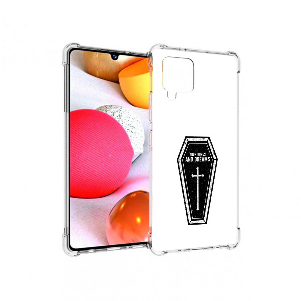

Чехол MyPads Tocco для Samsung Galaxy A42 гроб с мечтами (PT226910.539.299), Прозрачный, Tocco