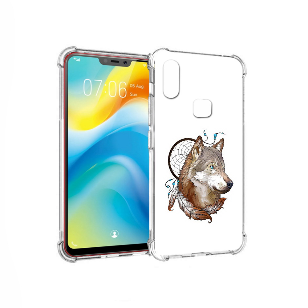 

Чехол MyPads Tocco для Vivo Y85 волк и ловец снов (PT108269.426.269), Прозрачный, Tocco