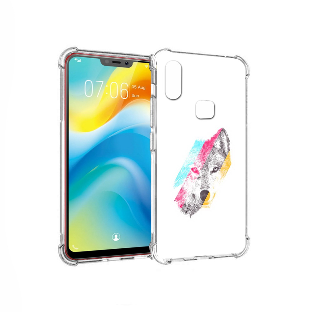

Чехол MyPads Tocco для Vivo Y85 волк градиент (PT108269.426.268), Прозрачный, Tocco