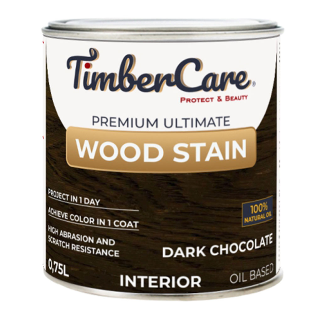 

Масло TimberCare Wood Stain 0.75 л. темный шоколад, Коричневый, Wood Stain