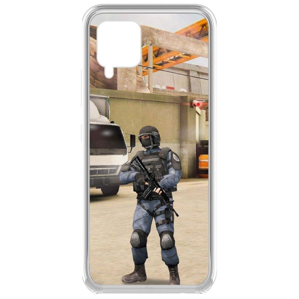 

Чехол-накладка Krutoff Standoff 2 - GIGN для Samsung Galaxy A42 5G (A426), Прозрачный