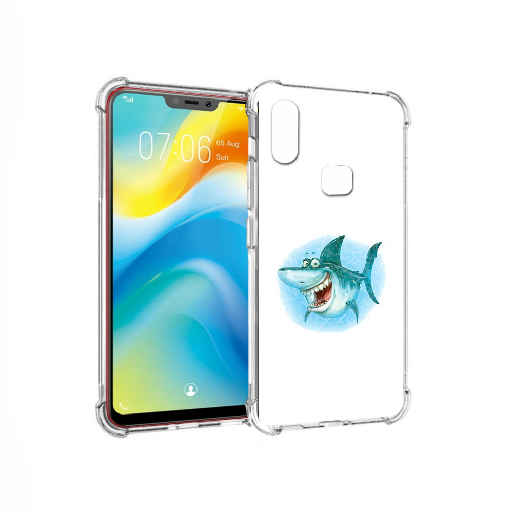 

Чехол MyPads Tocco для Vivo Y85 веселая акула (PT108269.426.261), Прозрачный, Tocco