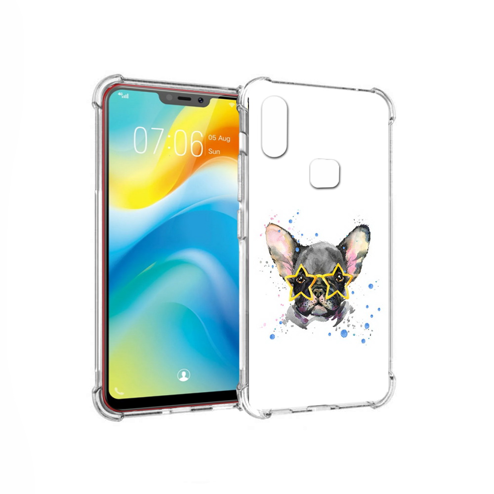 

Чехол MyPads Tocco для Vivo Y85 буля в очках (PT108269.426.252), Прозрачный, Tocco