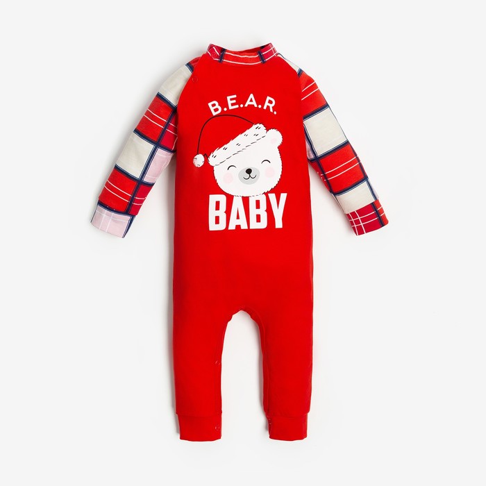 

Комбинезон Крошка Я "Bear", рост 62-68 см, Красный, NY Bear