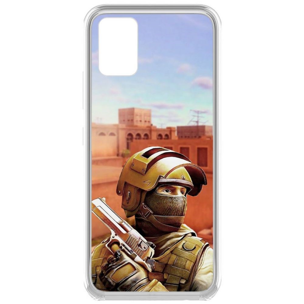 

Чехол-накладка Krutoff Cтандофф 2 (Standoff 2) - Спец для Samsung Galaxy A71 (A715)