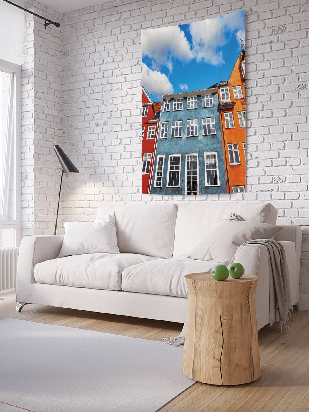 

Вертикальное фотопанно на стену JoyArty Винтажные дома 150x200 см, Винтажные дома