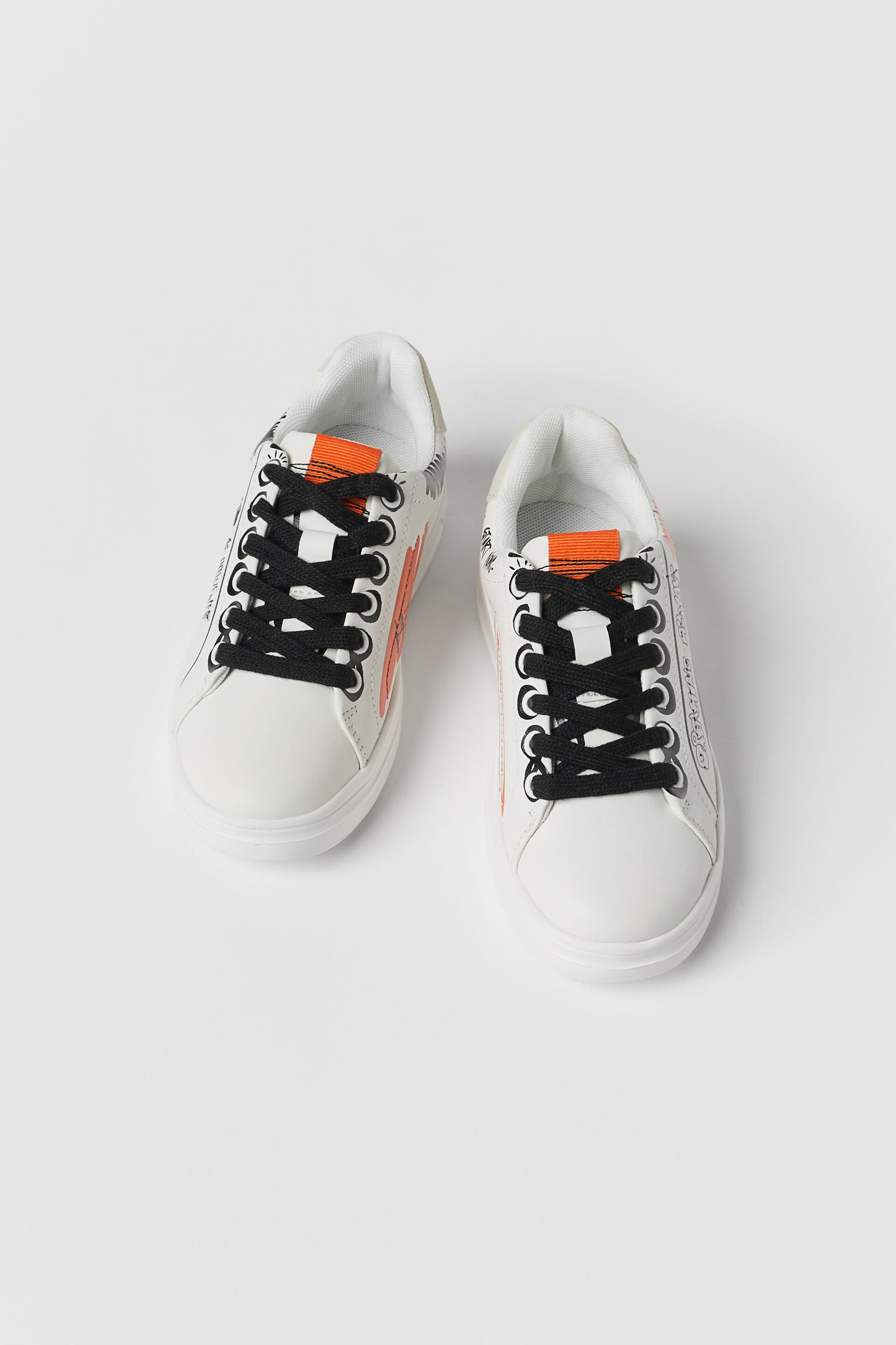 

Кроссовки ZARA 1444303000134, белый, 34 (доставка из-за рубежа), 14443030001