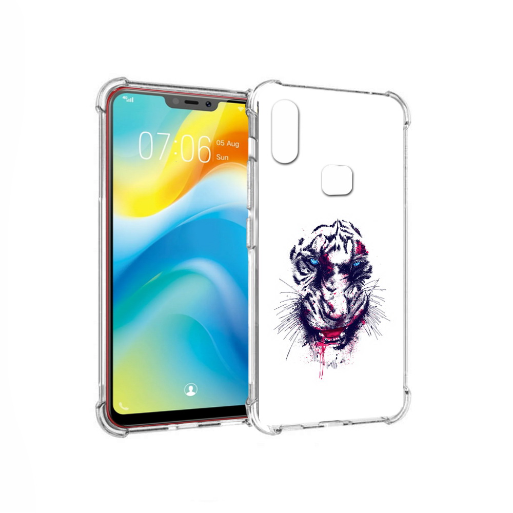 

Чехол MyPads Tocco для Vivo Y85 безумный тигр (PT108269.426.228), Прозрачный, Tocco