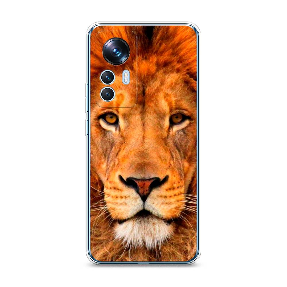 

Чехол на Xiaomi 12T "Благородный лев", Оранжевый, 316650-1