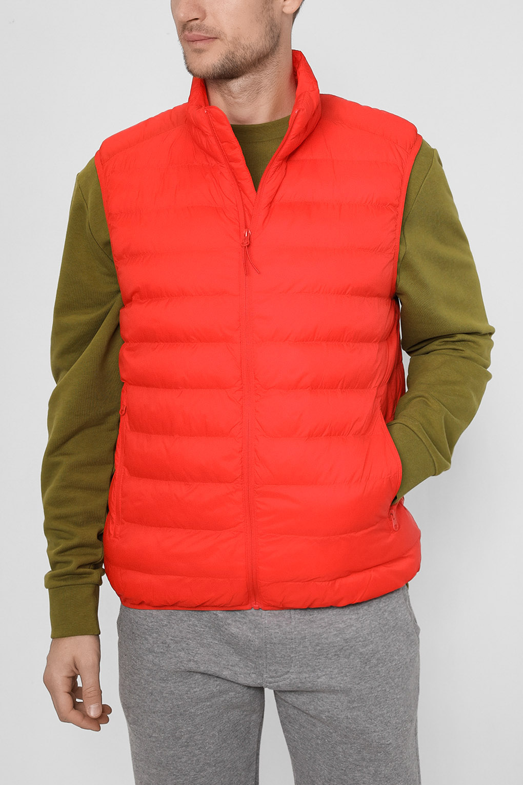 

Утепленный жилет мужской Esprit Casual 992EE2H301 красный L, 992EE2H301