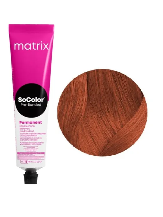 Краска для волос Matrix matrix socolor beauty стойкая крем-краска для волос 7сg 90 мл медный