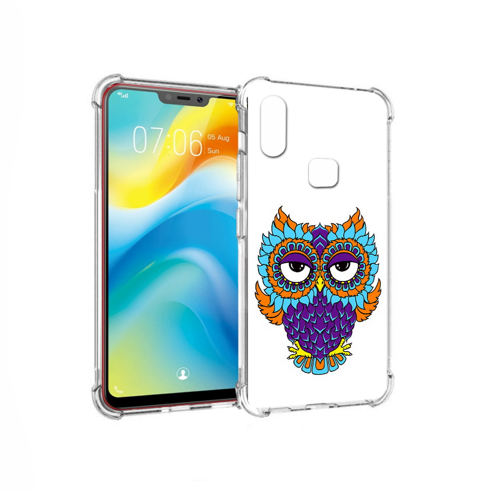 

Чехол MyPads Tocco для Vivo Y85 Цветная сова (PT108269.426.198), Прозрачный, Tocco