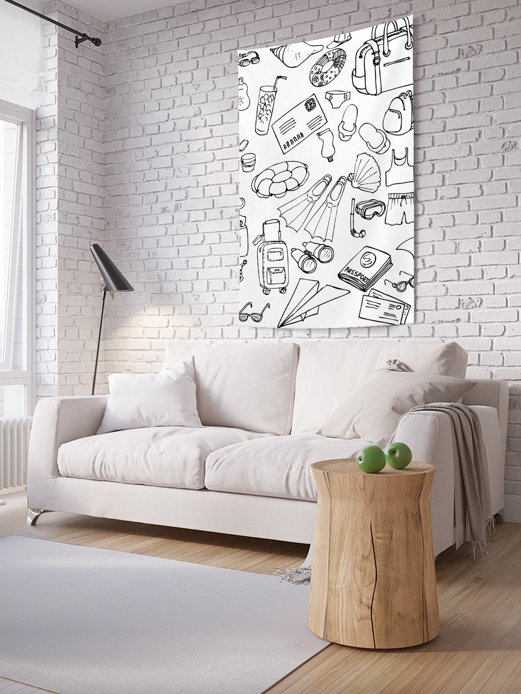 

Вертикальное фотопанно на стену JoyArty Все для отдыха 150x200 см, Все для отдыха