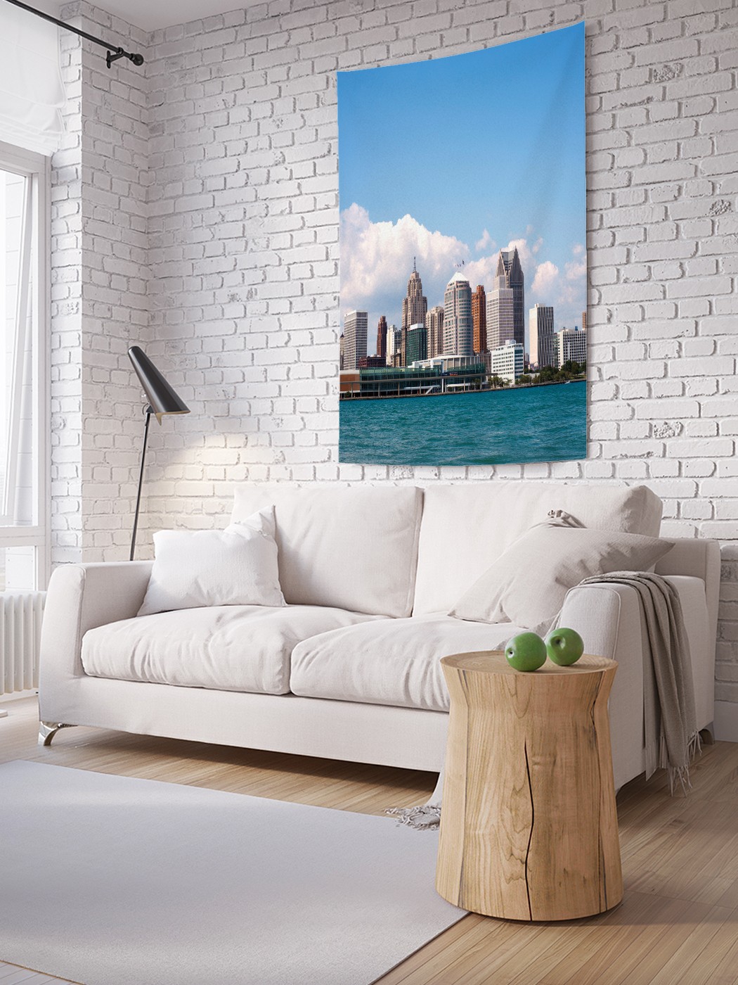 

Вертикальное фотопанно на стену JoyArty Панорама Мичигана 150x200 см, Панорама Мичигана
