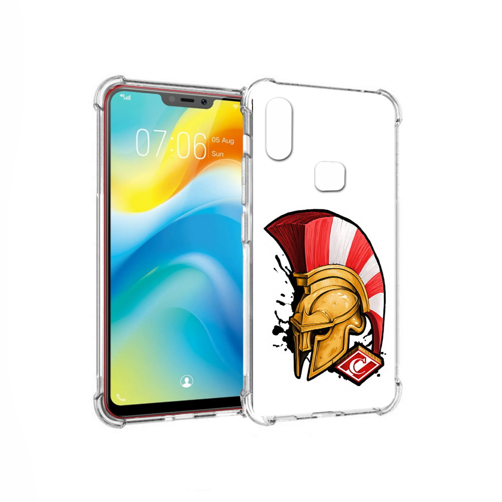 

Чехол MyPads Tocco для Vivo Y85 ФК спартак шлем (PT108269.426.185), Прозрачный, Tocco
