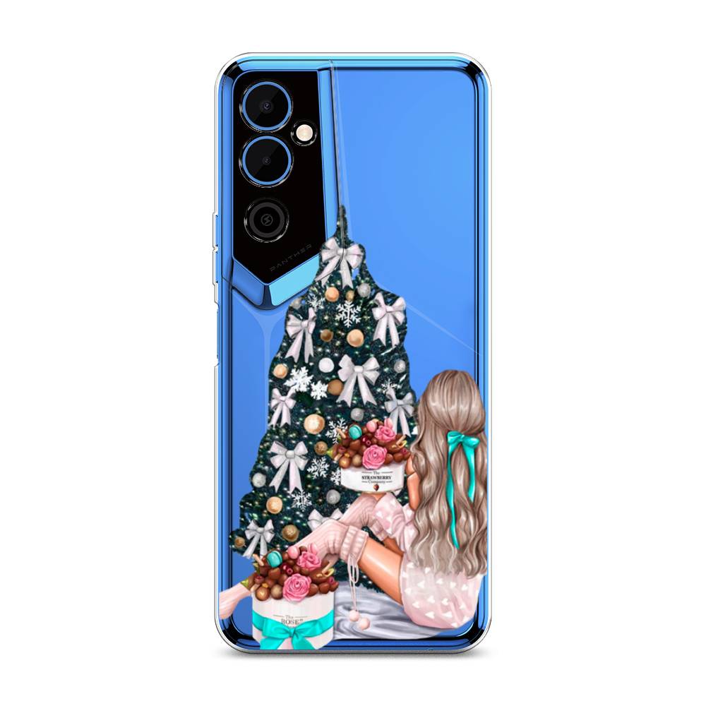 

Чехол для Tecno Pova Neo 2 "New Year", Зеленый;бежевый;голубой, 302450-5