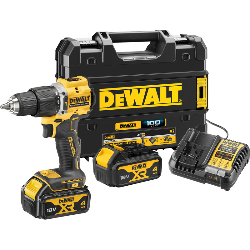 фото Аккумуляторный дрель dewalt, в кейсе,с акб 4 ач и зу,dcd100ym2t-qw