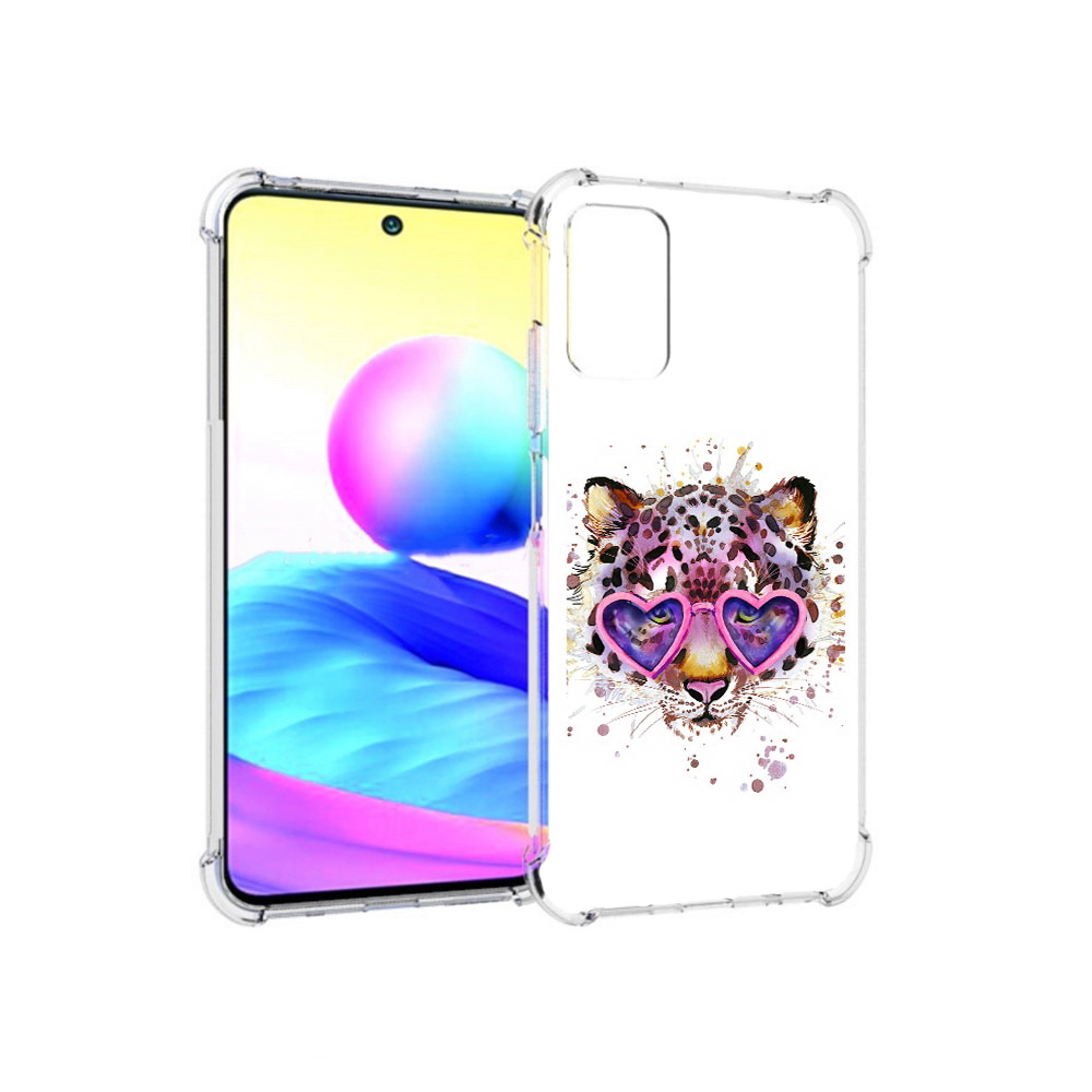 Чехол MyPads Tocco для Xiaomi Redmi Note 10 5G модный леопард (PT162080.297.480)