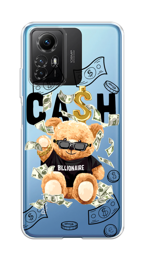 

Чехол на Xiaomi Redmi Note 12S "Big cash", Черный;серый;бежевый, 318950-6