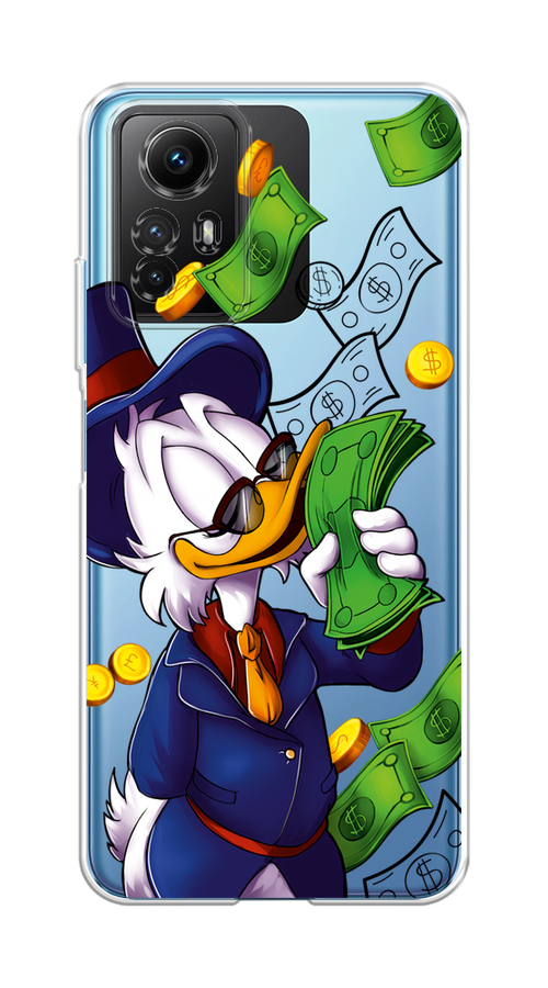 

Чехол на Xiaomi Redmi Note 12S "Scrooge McDuck with Money", Синий;зеленый;белый, 318950-6