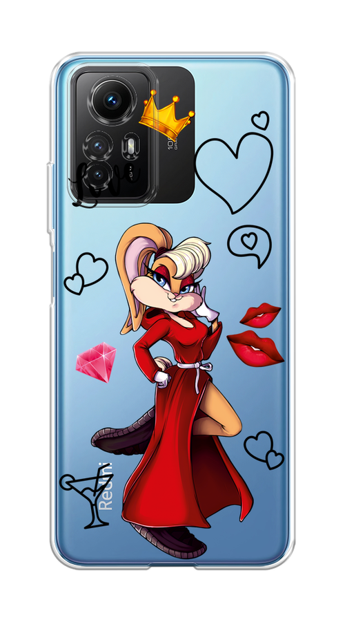 

Чехол на Xiaomi Redmi Note 12S "Rich Lola Bunny", Красный;бежевый;оранжевый, 318950-6