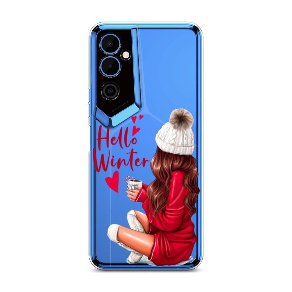 

Чехол для Tecno Pova Neo 2 "Hello winter", Красный;белый;коричневый, 302450-5