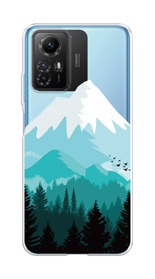 

Чехол на Xiaomi Redmi Note 12S "Синяя снежная гора", Белый;голубой;бирюзовый, 318950-2