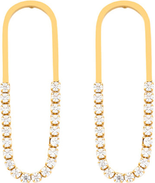 

Серьги из латуни Nouvelle mode H404102E, фианит, H404102E