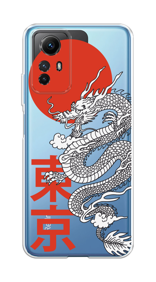

Чехол на Xiaomi Redmi Note 12S "Китайский дракон", Черный;красный;белый, 318950-1