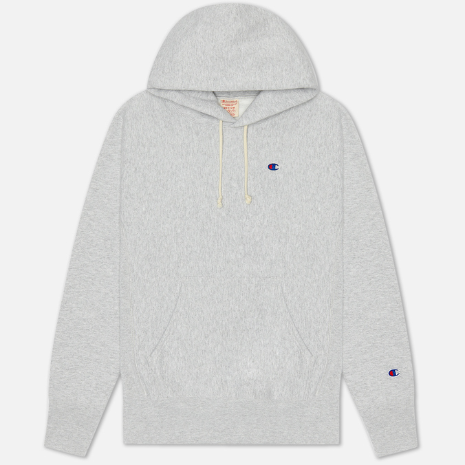

Худи мужское Champion Reverse Weave 214675 серое S, 214675