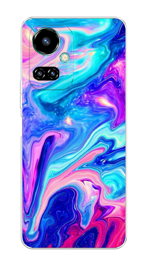 

Чехол Awog на Tecno Camon 19/19 Pro 4G "Потеки краски", Разноцветный, 302250-10