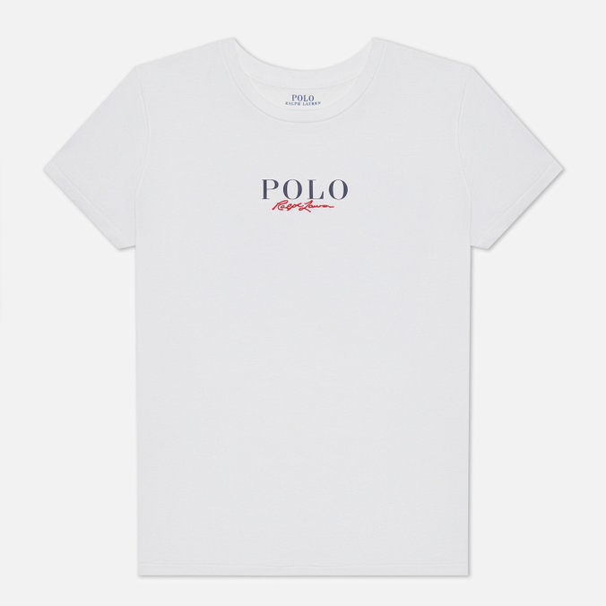 

Футболка женская Polo Ralph Lauren 211-847078 белая L, 211-847078