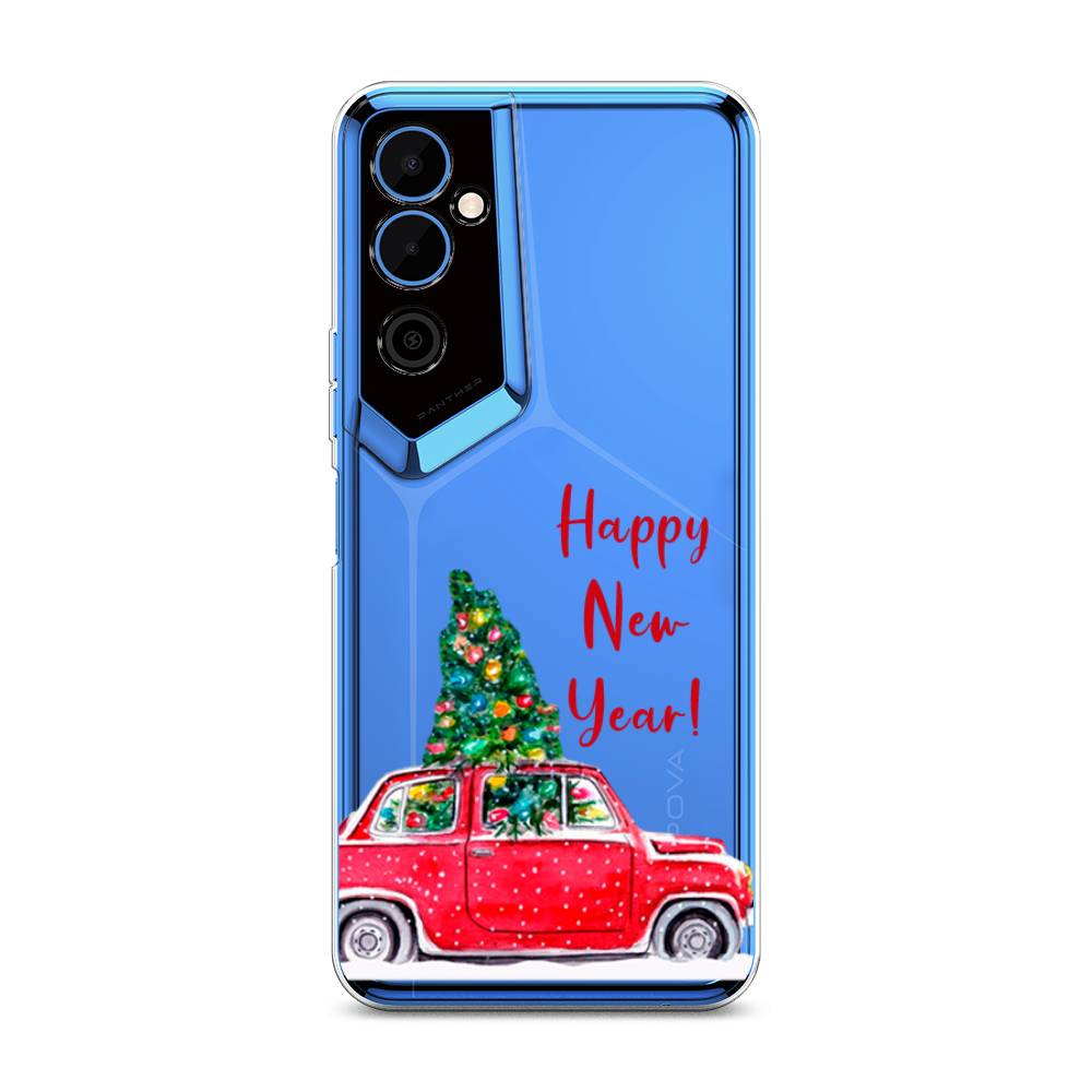 

Чехол для Tecno Pova Neo 2 "Happy New Year", Красный;зеленый, 302450-5