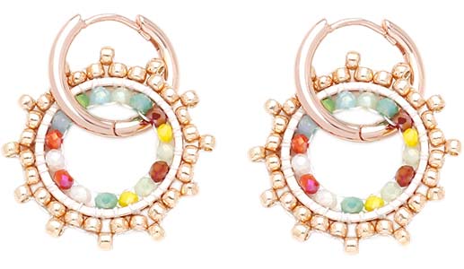 

Серьги из латуни Nouvelle mode J659403E, стекло, J659403E