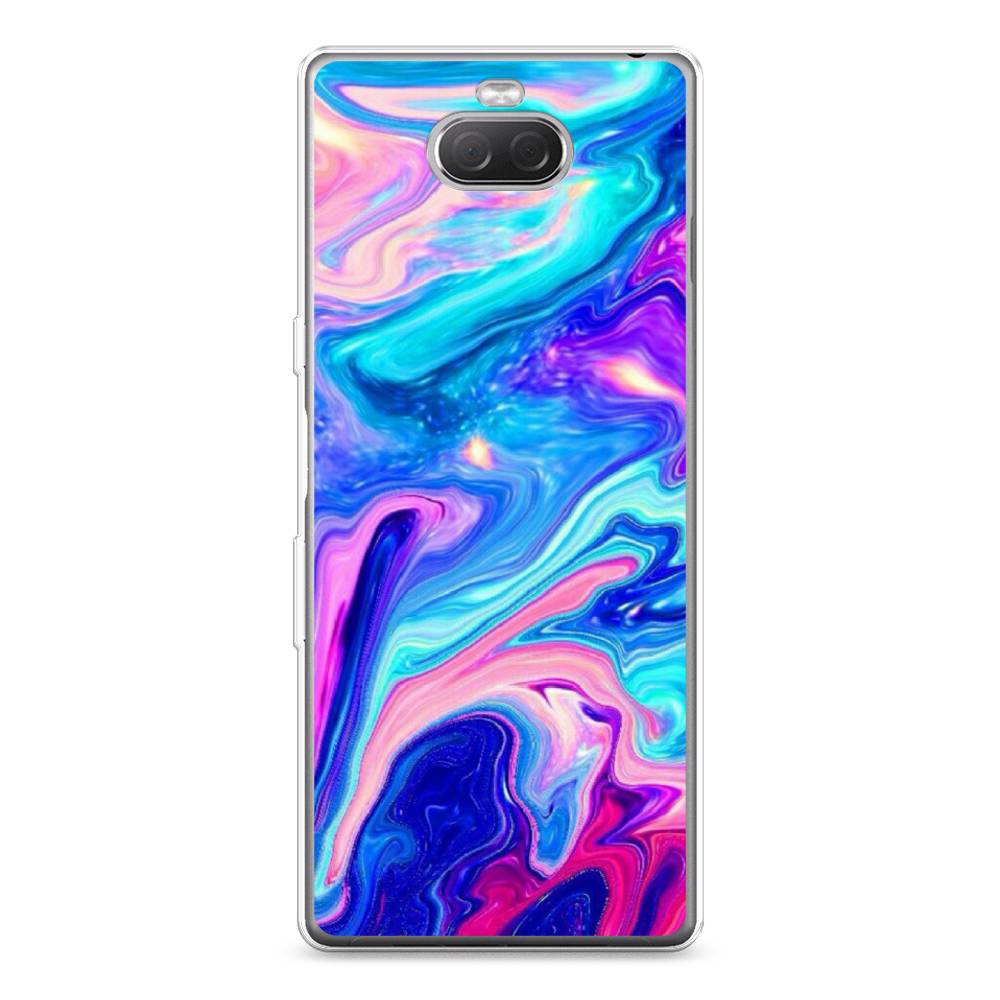 

Силиконовый чехол "Потеки краски" на Sony Xperia XA3 Ulta, 53950-10