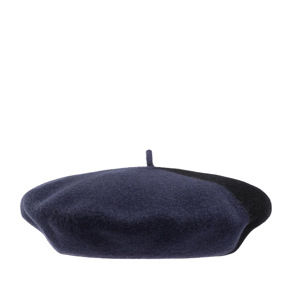 Берет женский LE BERET FRANCAIS DUO синий / черный, р. One Size