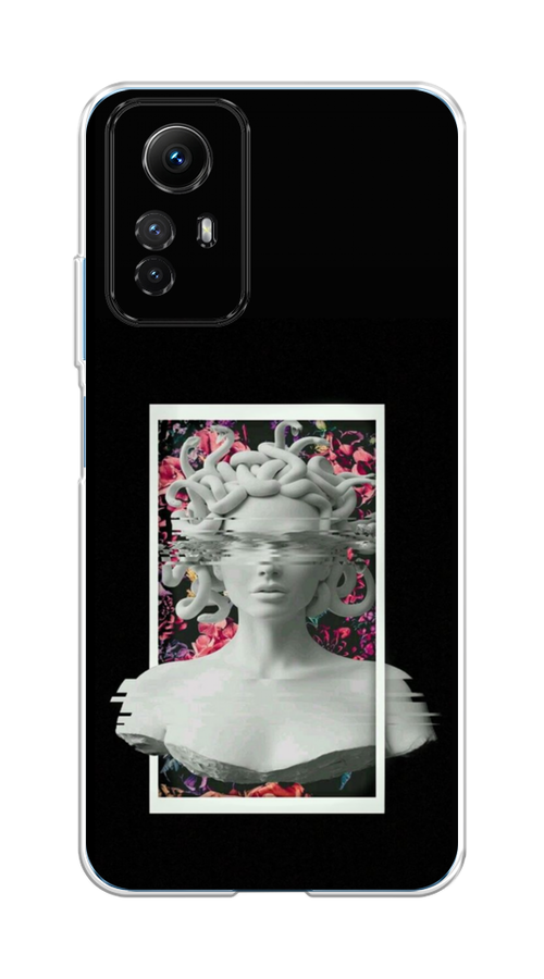 

Чехол на Xiaomi Redmi Note 12S "Web Punk Медуза Горгона", Черный;серый, 318950-6